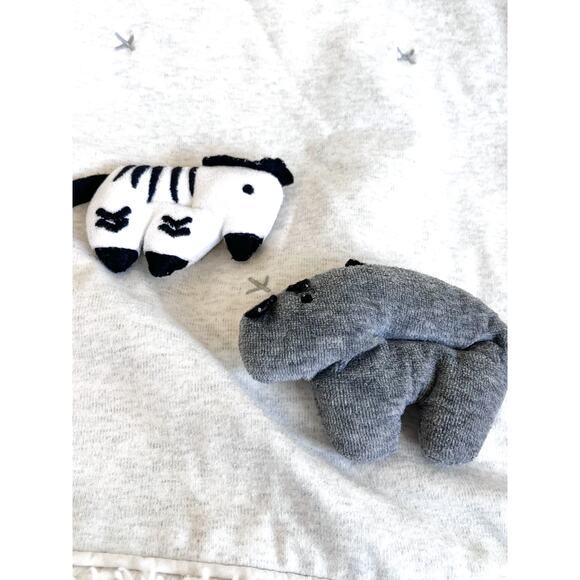 Pottery Barn Kids Playtime Plush Sherpa Security Blanket Reversible Baby 30X40 - Picture 4 of 8